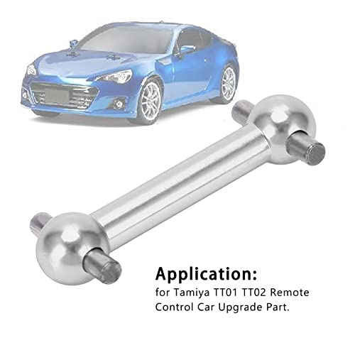 Juego de eje de transmisión de hueso de perro de aleación de aluminio de 4 Uds para piezas de actualización de coche TT01 TT02 RC (Roja Juego de eje de transmisión de hueso de perro de aleación de aluminio de 4 Uds para piezas de actualización de coche TT01 TT02 RC (Roja