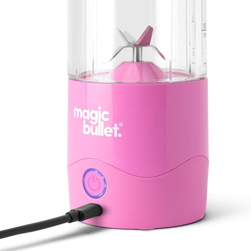 Nutribullet NBP003MA Magic Bullet Portable Blender Mbpb50100Fp Flamingo Pink thumb #4
