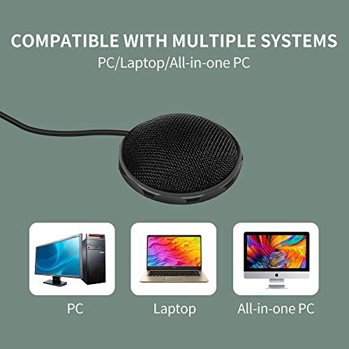 DERICAM Microfono USB per Conferenza, Microfoni