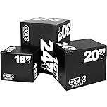 GYM MASTER High Density Foam Plyo Jump Boxes - Full Set of 3-12" | 16" | 18" | 20" | 24" | 30"