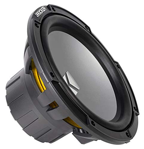 Image of Kicker 45KMF102 10 inch Free Air Marine Subwoofer Sub KMF10+Charcoal Grille w /LED's