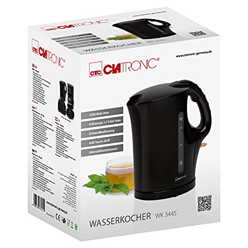 Clatronic Wasserkocher, Kettle, Wasserkocher 1,7 L mit automatischer u. manuellen Abschaltung, herausnehmbarer… - Image 4