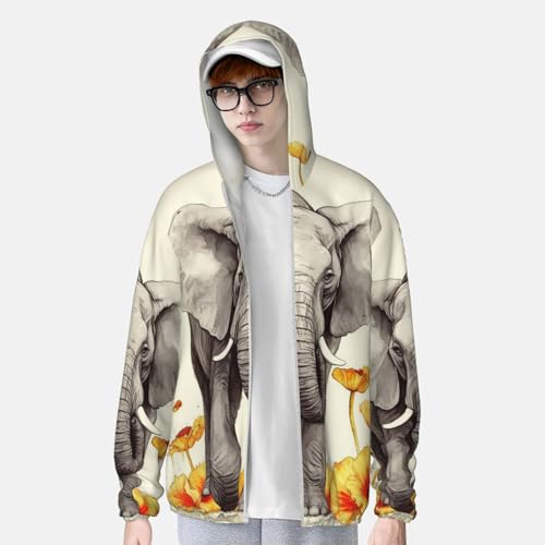 Veste à capuche UPF 50+ pour éviter les coups de soleil en extérieur
