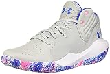 Smooth leather Under Armour, Basketball Shoes Hombre, Grey, 41 EU