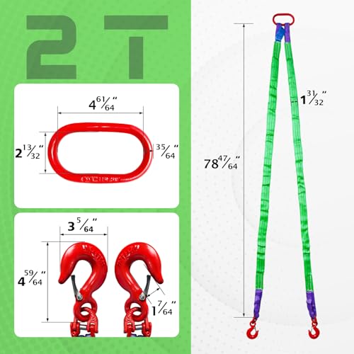 Sangle de levage 2,1 m dans les ateliers de manutention - 5