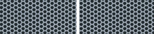 Alu-métal déployé grille des trous, 2 pièces, argent, chaque 625 x 200 mm Cover