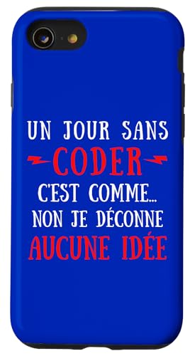 A Day Without Coding Is Like No �X�}�z�P�[�X iPhone SE (2020) / 7 / 8 �p