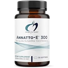 Designs for Health Annatto-E 300 mg Tocotrienols - DeltaGold Vitamin E Complex Supplement with Delta + Gamma Tocotrienols - Cardiovascular, Healthy Aging + Antioxidant Support - Non-GMO 30 Softgels