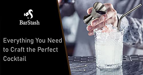 Barstash Bartender Kit, Bartender Set, Home Essentials For New Home, Old Fashioned Cocktail Kit, Bar Kit, Housewarming Gifts New Home, Bar Accessories For The Home Bar Set, Recipe E-Book Included #TOP2