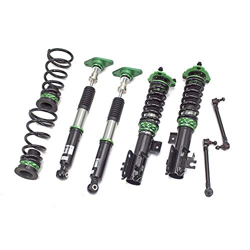 Rev9 R9-HS2-079 compatible with Mazda 3 (BM/BN) 2014-18 Hyper-Street II Coilover Kit w/ 32-Way Damping Force Adjustment Lowering Kit, 32 Damping Level Adjustment, Ride Height Adjustable