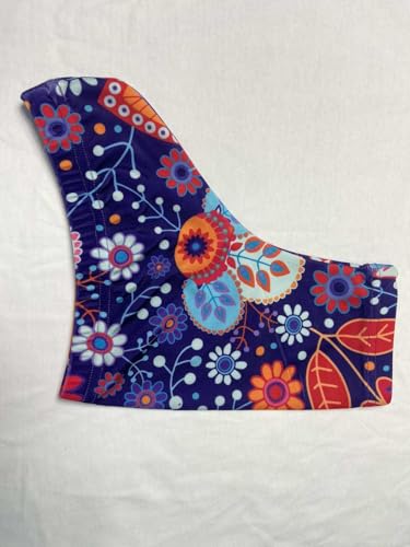 Uniq Skates Skating Boot Covers - Protective and Stylish Spandex Protection for Roller or Ice Skate Boots (pattern6)