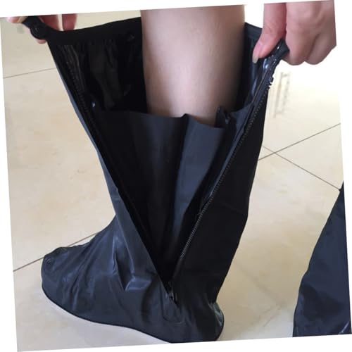 Cubrezapatos impermeables unisex para lluvia, antideslizantes y reforzados, para ciclismo, motocicleta y actividades al aire libre miniatura 6