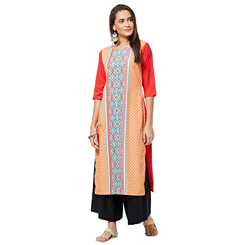 Image of LookMark Women's Crepe Kurta