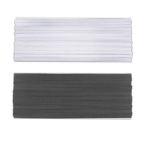 Set of 2, Braided Elastic, findTop Braided Polyester Elastic, 11 Yard by 1/4
