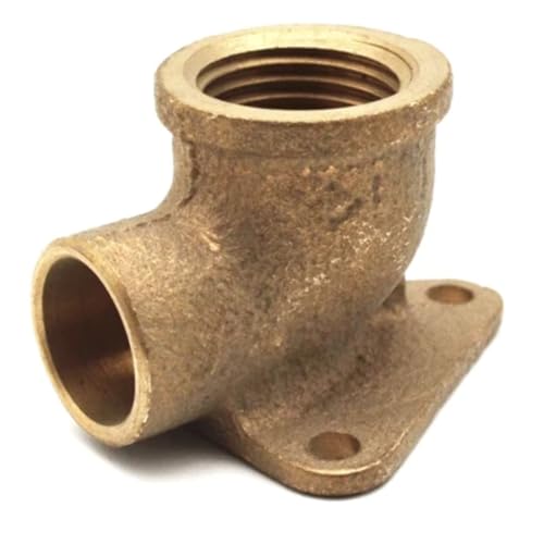 GOMITO BRONZO F. CON 3 FLANGE A SALDARE 1/2 x 12
