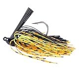 7Cm/10G Weedless Football Jig Bait Rubber Skirt Fishing Lure Bass Trout