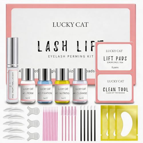 Kit Laminazione Ciglia, Kit Permanente per Ciglia,Ciglia Lifting Set,Lash Lift