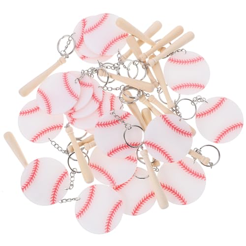 Porte-clés baseball et mini batte Gatuida pour personnaliser un sac de sport