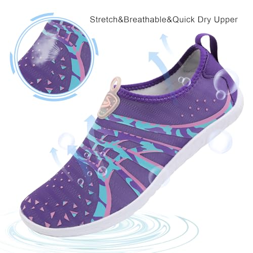Image of Spesoul Womens and Mens Water Shoes Breathable Quick Dry Soft Barefoot Aqua Socks for Hiking Swim Beach Surf Yoga Sport