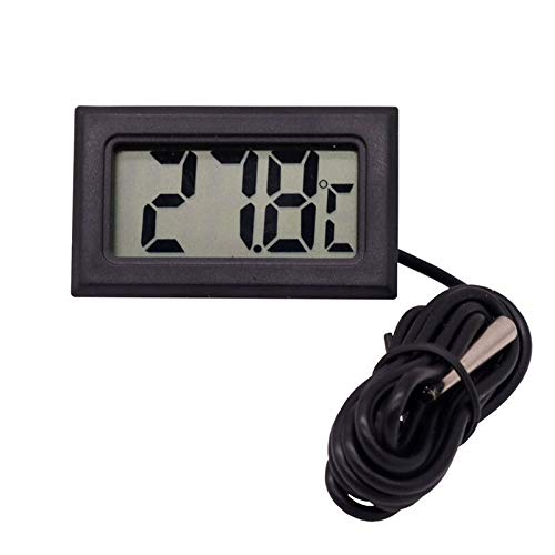 termômetro digital eletrônico menos 50 graus celsius-110 graus celsius com fio externo ideal para ad