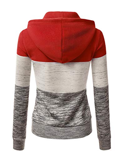 Doublju Lightweight Thin Zip-Up Hoodie Jacket For Women Girls Kids With Plus Size #TOP2