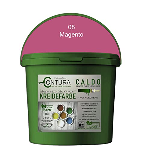 Contura BeGreen 1,5Kg. Kreidefarbe Shabby Chic Möbellack Lack Möbel Farbe Holzlack Natur (08 Magento)