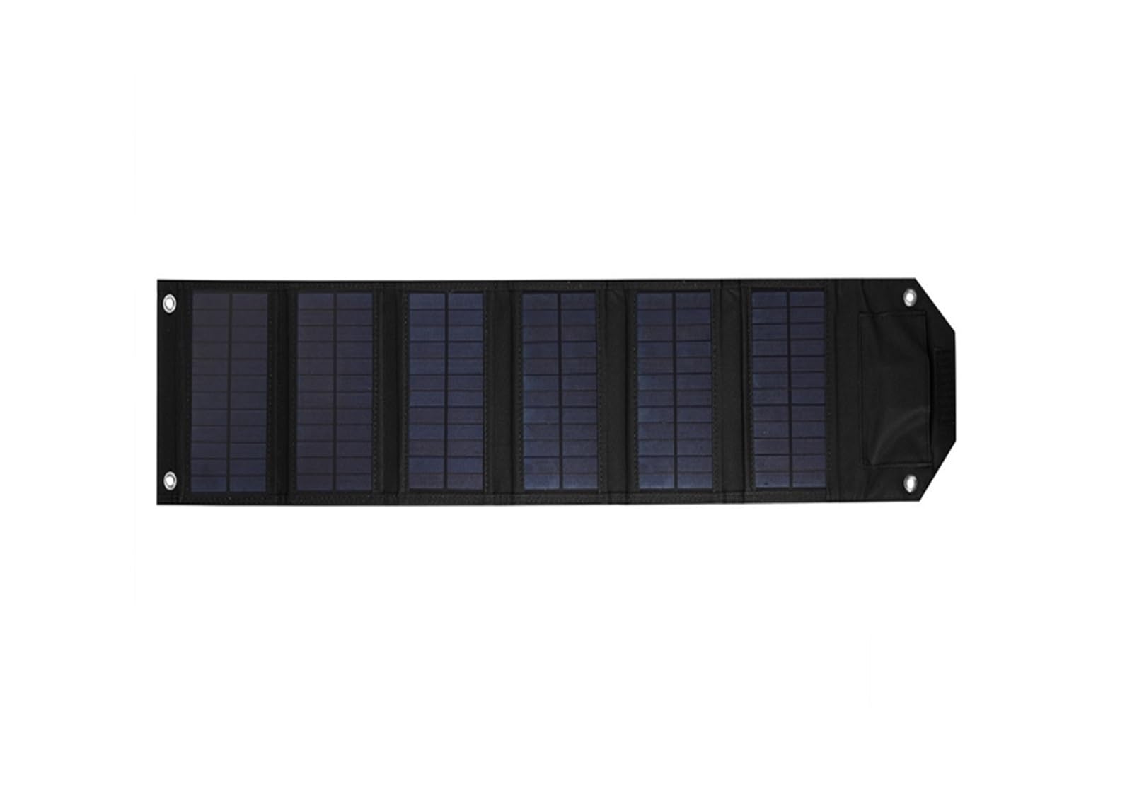 Pannelli solari, Pannello Solare Pieghevole USB, Caricabatterie Portatile For Telefono Cellulare, Power Bank Imperabile For Campeggio All'aperto(Black)
