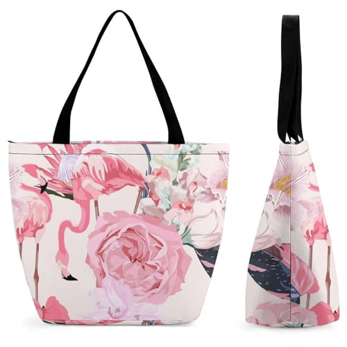 Sac à main flamant rose aquarelle poésie et douceur au quotidien