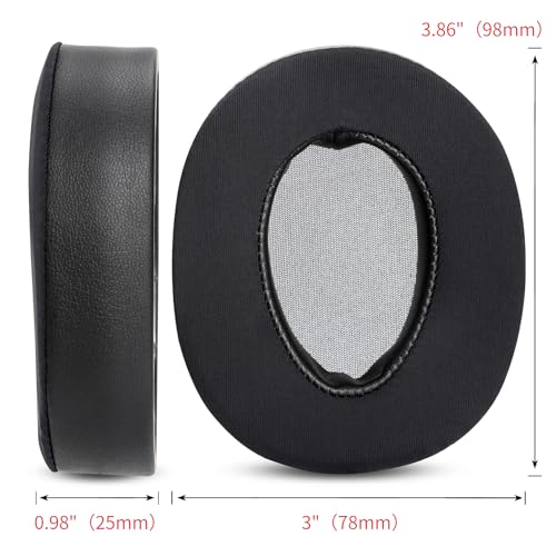 Cojines de gel refrigerante compatibles con Sony WH-H900N (h.Ear on 2 Wireless) y MDR 100ABN (h.Ear on Wireless) Auriculares, almohadillas para diadema con tela de seda helada transpirable miniatura 3