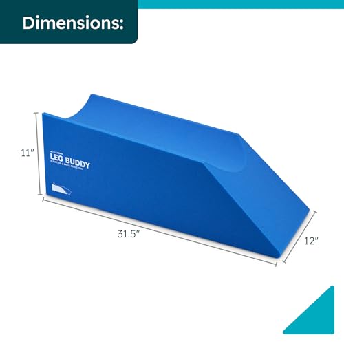 Image of BoneFoam Leg Buddy Post-Op Elevation Pillow for Leg, Ankle & Foot Surgery | Knee Replacement Recovery & Sleep Aid | Reduce Swelling | Designed with Physicians | Made in USA | Graphics May Vary