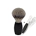 Produktbild Dovo Rasierpinsel Silvertip-Fibre Ebenholz 918218 + SCHARFsinnig Beauty Hornhautfeile