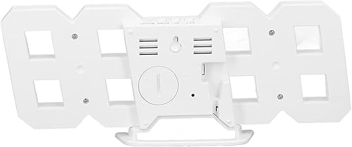 Miniatura 9 de Zerodis Reloj digital de pared, reloj despertador digital LED 3D con pantalla de tiempo y temperatura, luz nocturna LED para decoración de cocina,
