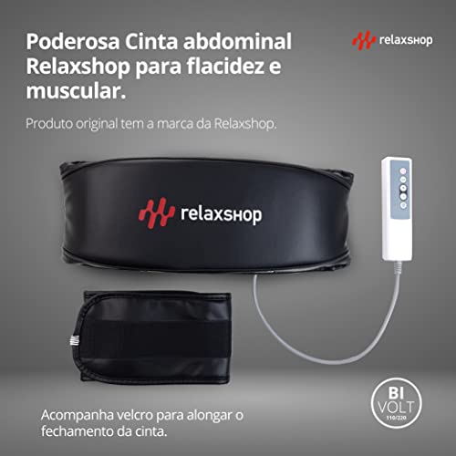 Cinta Abdominal Vibratória Modelador e Redução Medidas Fitness