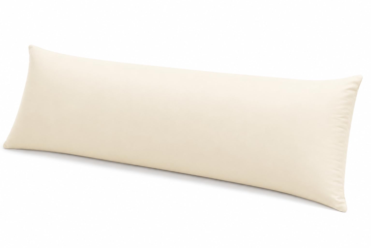 AmigoZone Bolster Pillowcases - Pregnancy Maternity Orthopaedic Support Pillowcase (Super Single 4FT (48"), Cream) — image 1