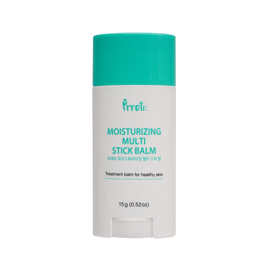 PrretiMoisturizing Multi Stick Balm (0.52 Oz /15g ), Soothing, Skin Care For All Skin Types, Vegan Formula