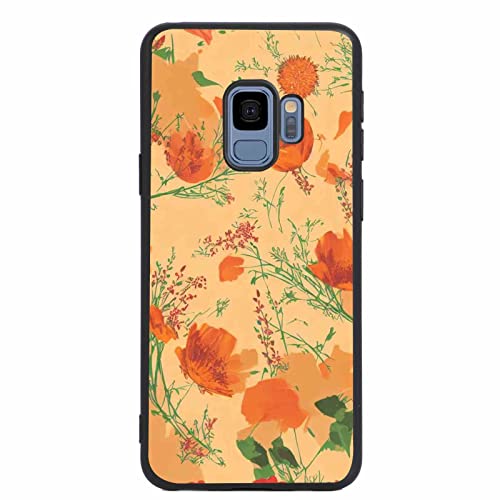 KARYOU Aesthetic-Field-Flowers-Trendy phone case for Samsung Galaxy S9 for Women Men Gifts,Soft silicone Style Shockproof - Aesthetic-Field-Flowers-Trendy Case for Samsung Galaxy S9