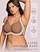 OEAK Womens Wireless Jelly Bra Plus Size Supportive Seamless Bras Full Coverage Push Up Comfortable No Underwire Tshirt Bras Coffee L