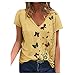 Zldhxyf Grembiule Incrociato Donne Bluse V Collo Travel Top Camicie Chimica
