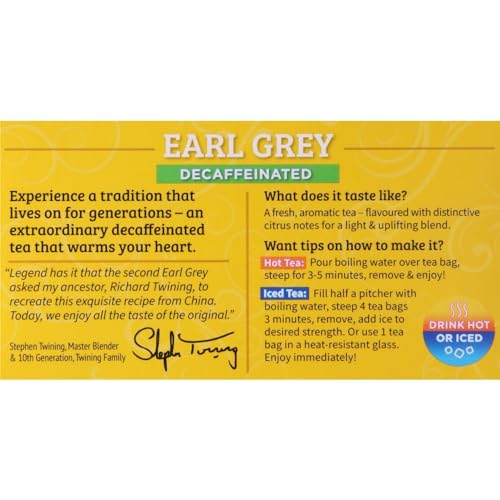 Twinings 14958 Earl Grey Decaf Tea, 20 Count thumb #2