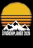 Studienplaner 2020: Kalender DIN A4 2020 1 Tag = 1 Seite mit großem Tagesplaner und großartiger Übersicht. Monatsübersicht, Erinnerung und Notizen in diesem Kalenderbuch Wanderer Bergsteiger Camper