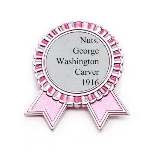 Broche George Carver Rose M métal pour customiser veste jean et sac