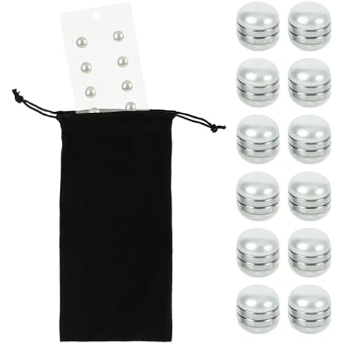 Bridal Veil Weights Pearls, Outdoor Wedding Accessories for Brides, 12 Pair