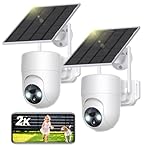 SEHMUA Camara Vigilancia WiFi Exterior Solar, 2K C...: Visión Nocturna en Color 2K y Vista Panorámica 360°: La camara vigilancia wifi exterior captura cada detalle en resolución ultraclara 2K. Incluso de noche, la cámara vigilancia exterior inalámbrica con energía solar activa inteligentemente la luz bla...