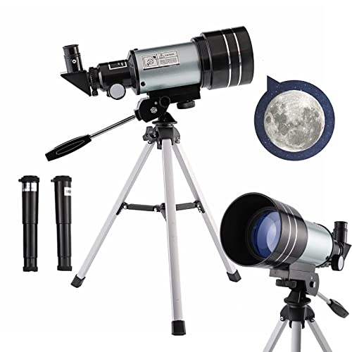 Telescopio Astronómico Refractor 70mm Apertura 300mm Foco miniatura 1