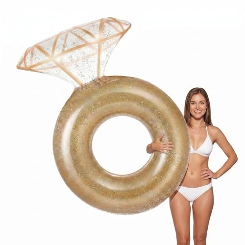 Anneaux de natation durables en diamant bouée adulte résistante pour fête de plage