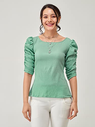 Image of AASK Casual Solid Women Top