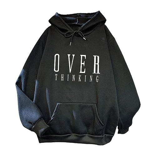 Uwdiohq Jersey Mujer Invierno Elegante Sudadera Casacos Senhora Com Capuz Abierta 100% Algodón Chaqueta Vaquera Gris Ofertas Flash del Día Hoodie Polar
