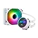 ABYSM Gaming Sistema de Refrigeración Líquida para CPU ARTIC 120 ARGB White, con Ventilador Silencioso de 120 mm y Display de Temperatura, y Conexión 4 Pines PWM