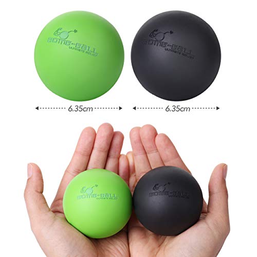 Bomb-Ball Duo Massage ball set by Ultimate Relief, Faszien + Lacrosse massage ball für die Ultimative Muskel Entspannung, Selbstmassage, Faszientraining + Triggerpunkt Therapie - Image 3