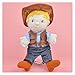 Fingerpuppen 35cm Cowboy Plüsch Hand Puppe Plüschtier, Familie Gefüllte Baby/Kinder Puppe Entwickeln Spielzeug Geschenk
